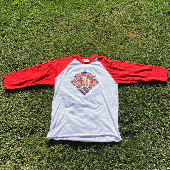 Vintage 1982 Doctor Who single stitch baseball tee - Picture 6 of 7